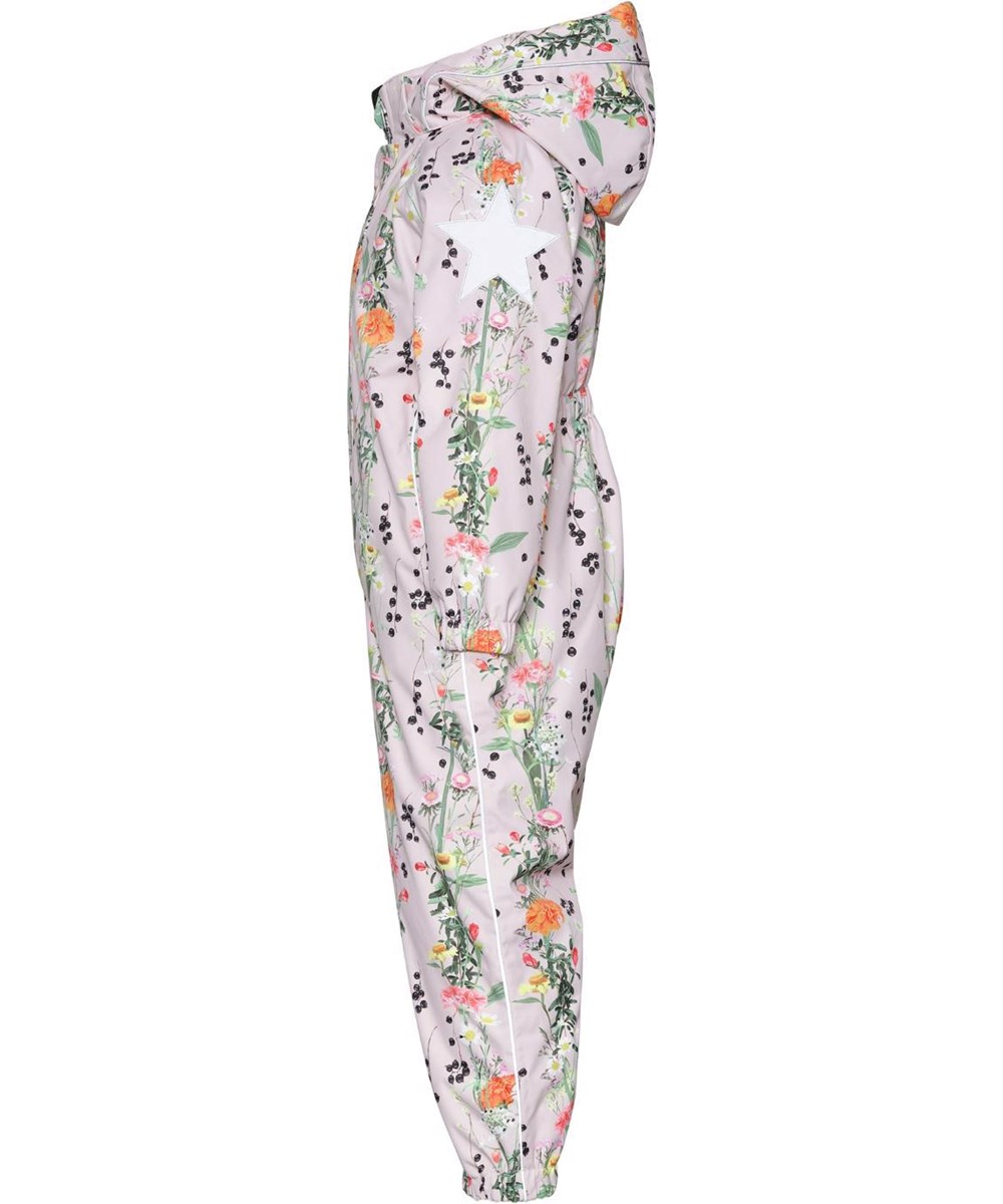 Polly - Vertical Flowers - Vandtæt heldragt med blomster print