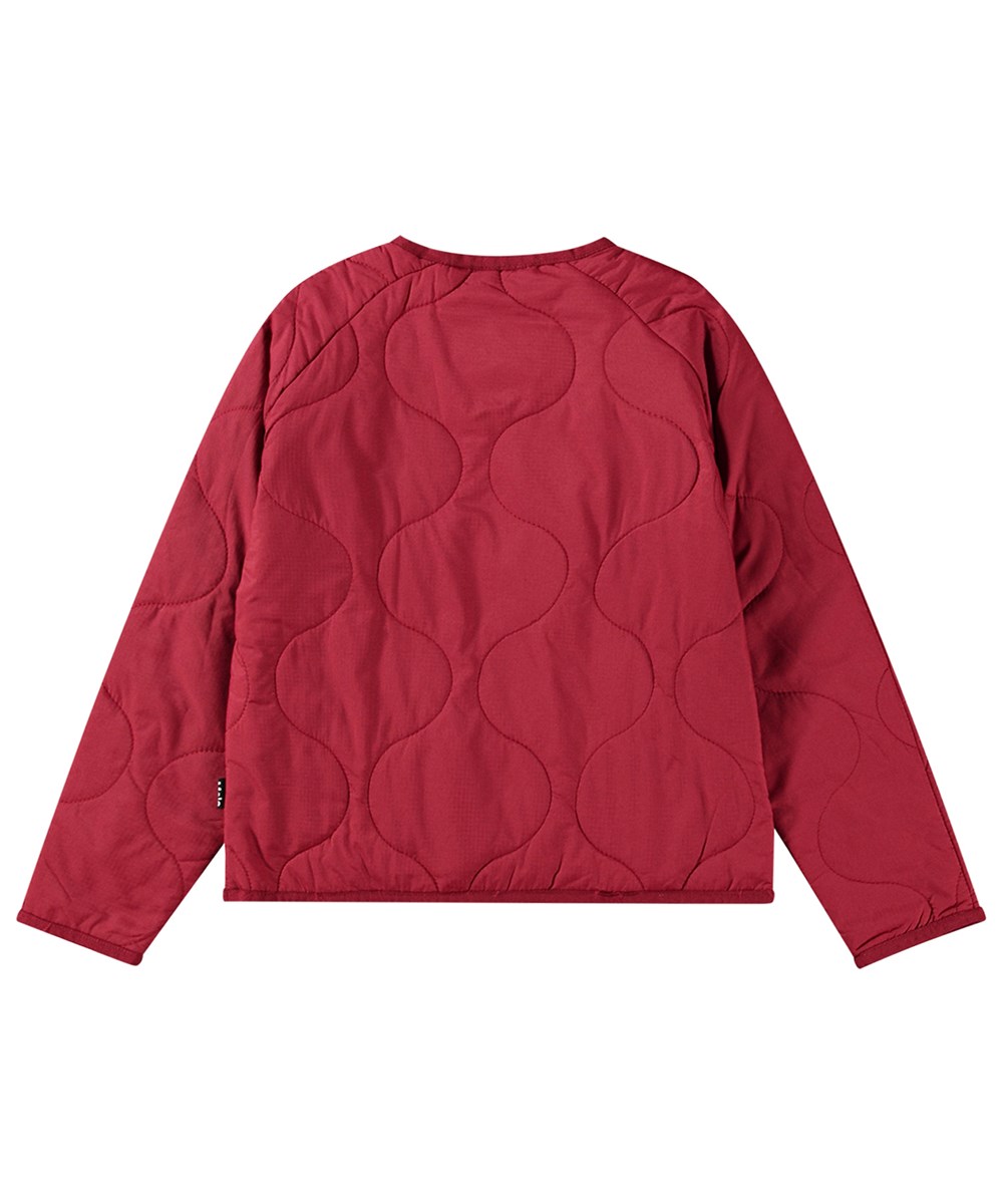 Hanna - Velvety - Rød quiltet jakke