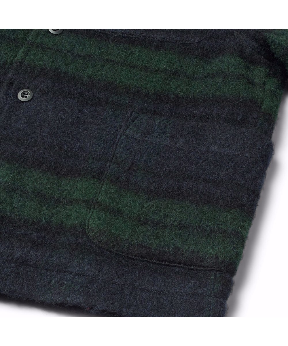 Harley - Blue Pine Check - Ternet overshirt i grønne og blå farver med foer som gør den behagelig at have på og er god i overgangsperioderne eller som et ekstra lag, når det er koldere