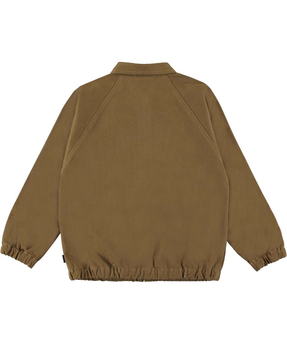 Hozz - Oak - Lysebrun bomulds twill jakke.