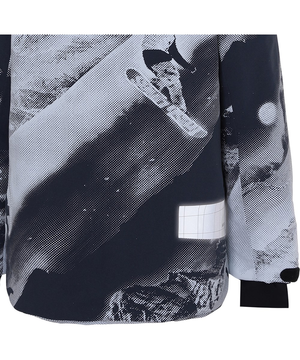 Alpine - 2 Tones - Vandtæt skijakke i snowboarder print