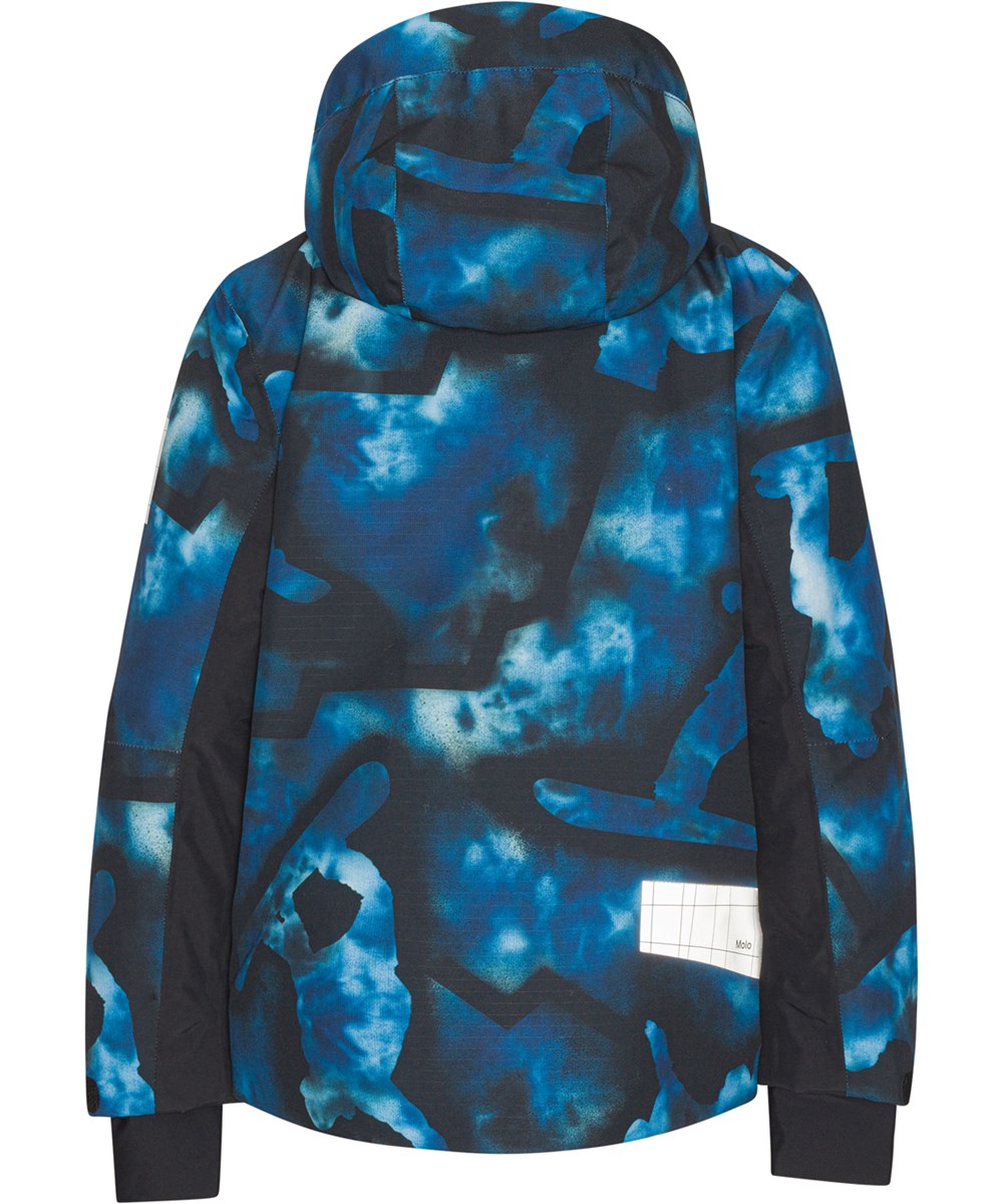 Alpine - 360 Tie Dye - Recycled skijakke i blå tie-dye