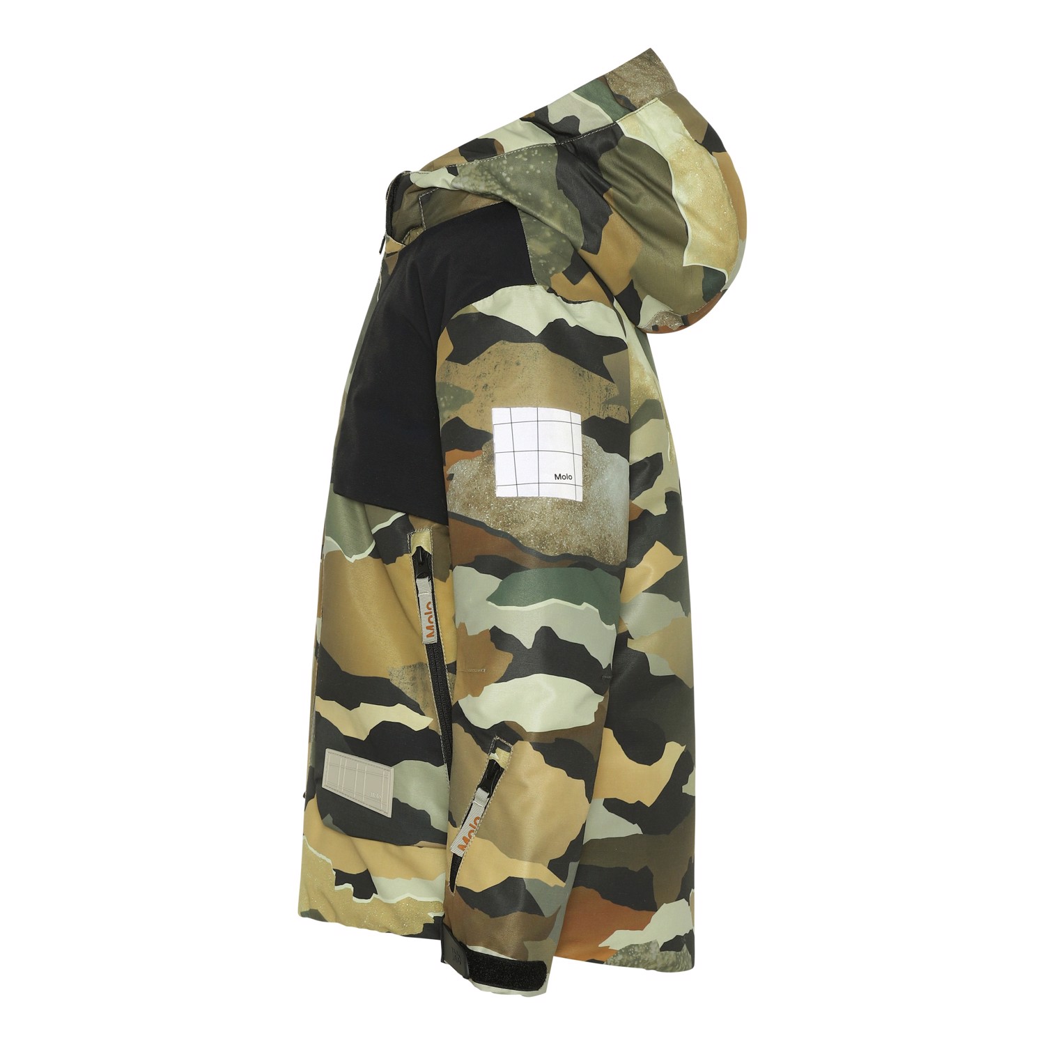 Alpine Autumn Camo Recycled skijakke med camouflage print Molo