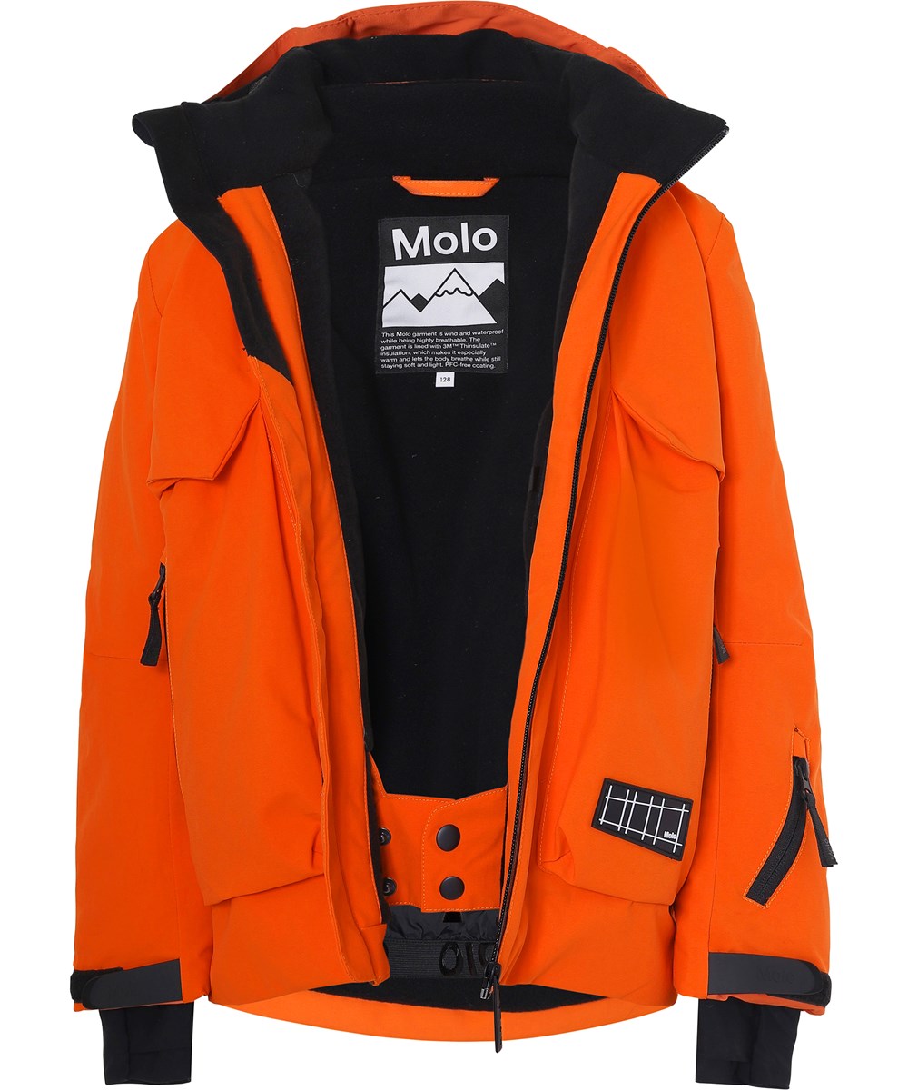 Alpine Recycle - Flame - Recycled orange ski vinterjakke