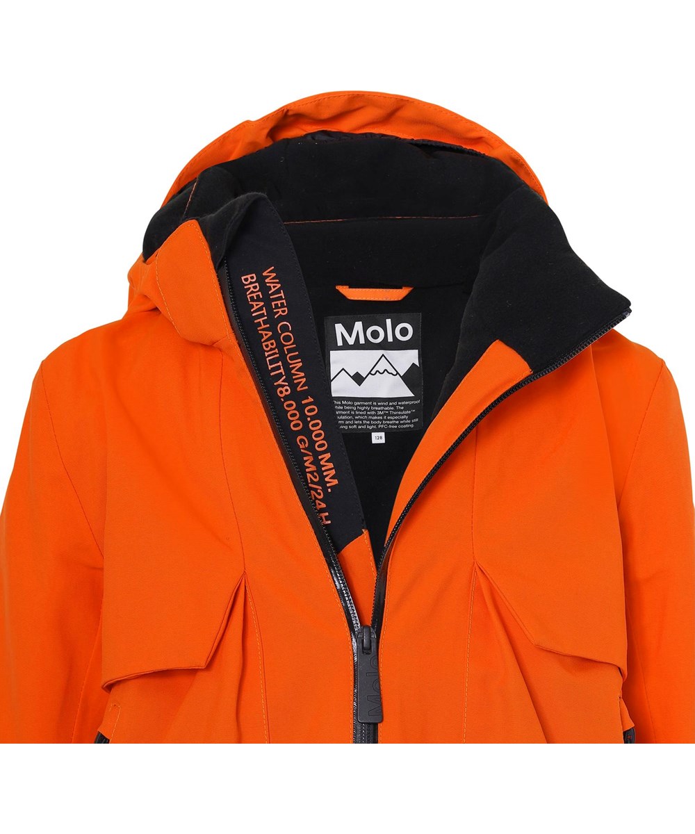 Alpine Recycle - Flame - Recycled orange ski vinterjakke
