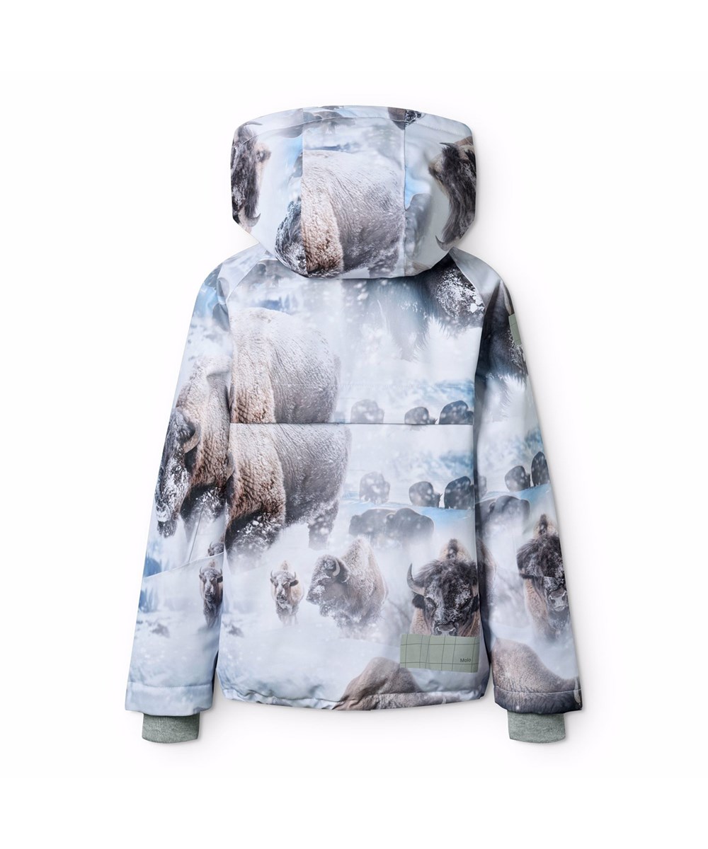 Castor - Bison - Vind- og vandtæt vinterjakke til børn i genanvendt polyester samt vatteret med 3M™ Thinsulate™.