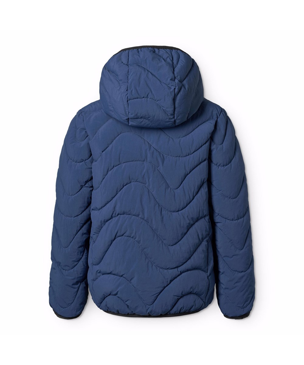 Hao - Sailor - Blå vandafvisende vatteret jakke til børn i genanvendt nylon.