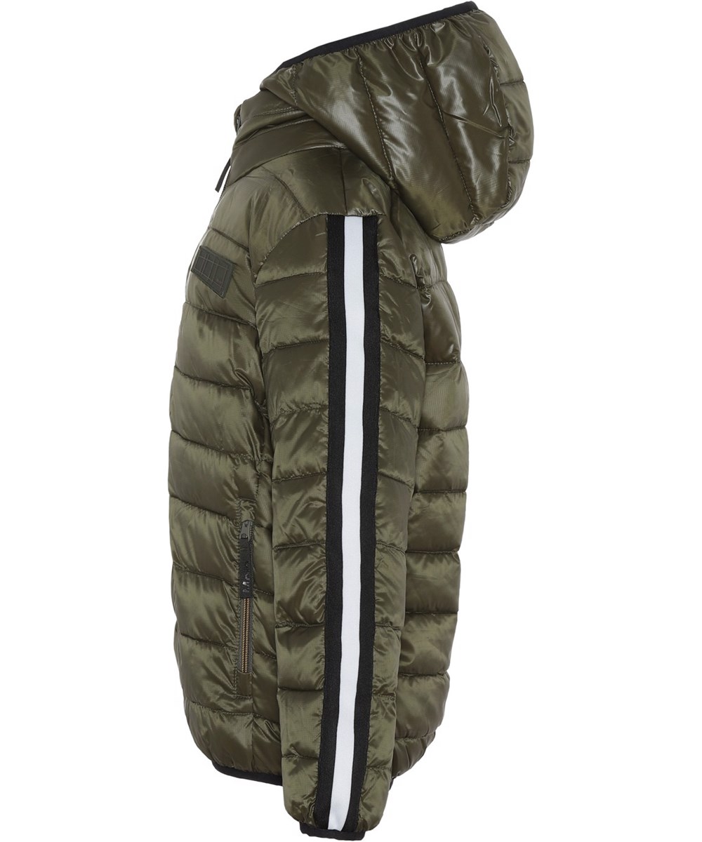 Hao - Vegetation - Grøn recycled dunjakke med pearl padding