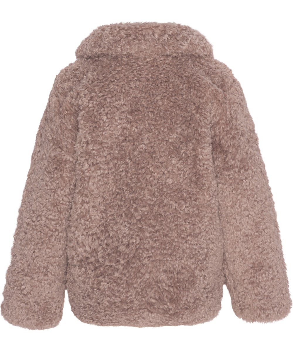Harlyn - Violet Sky - Rosa faux-fur jakke