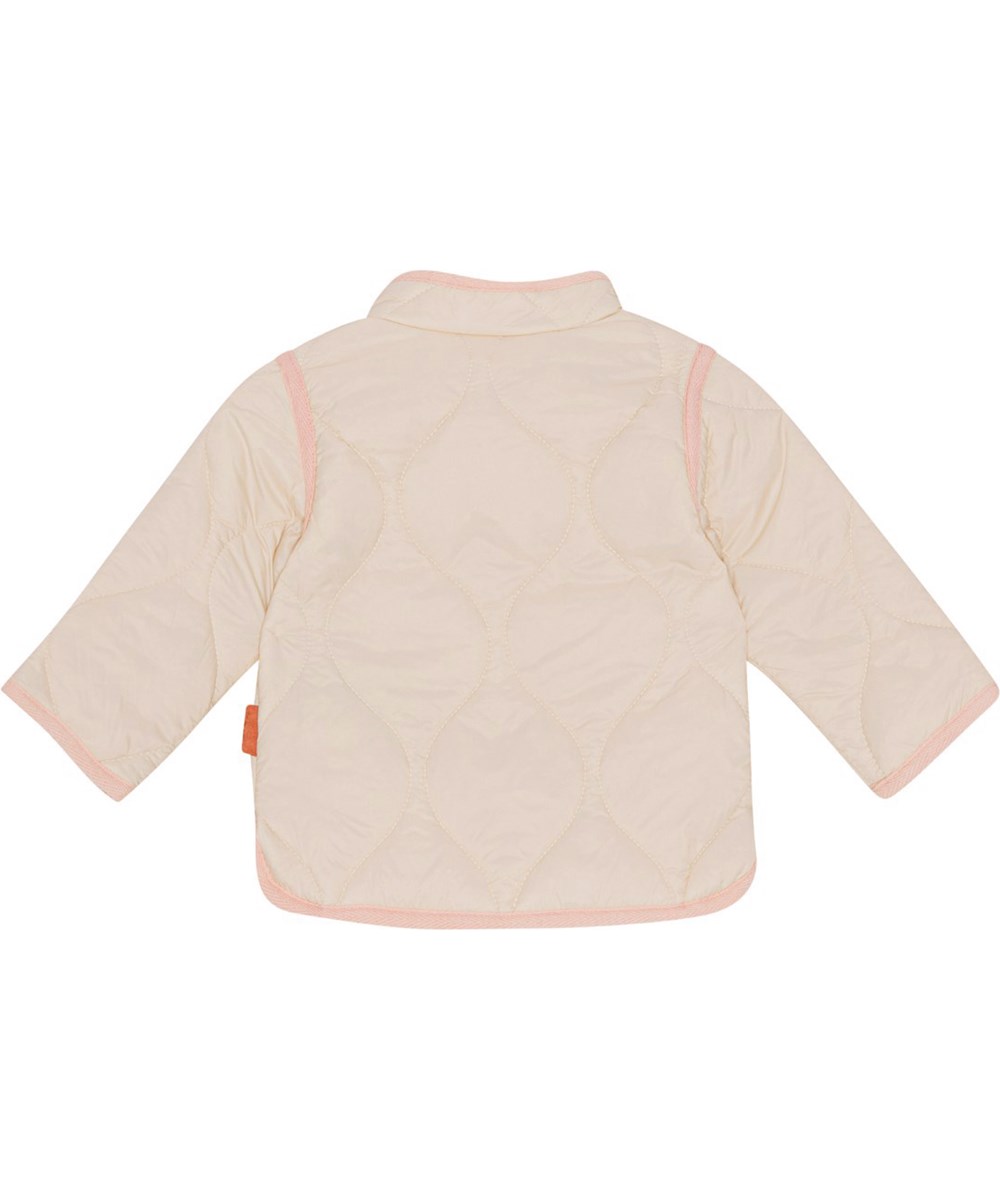 Harrie - Summer Sand - Beige vatteret sommerjakke til små børn.