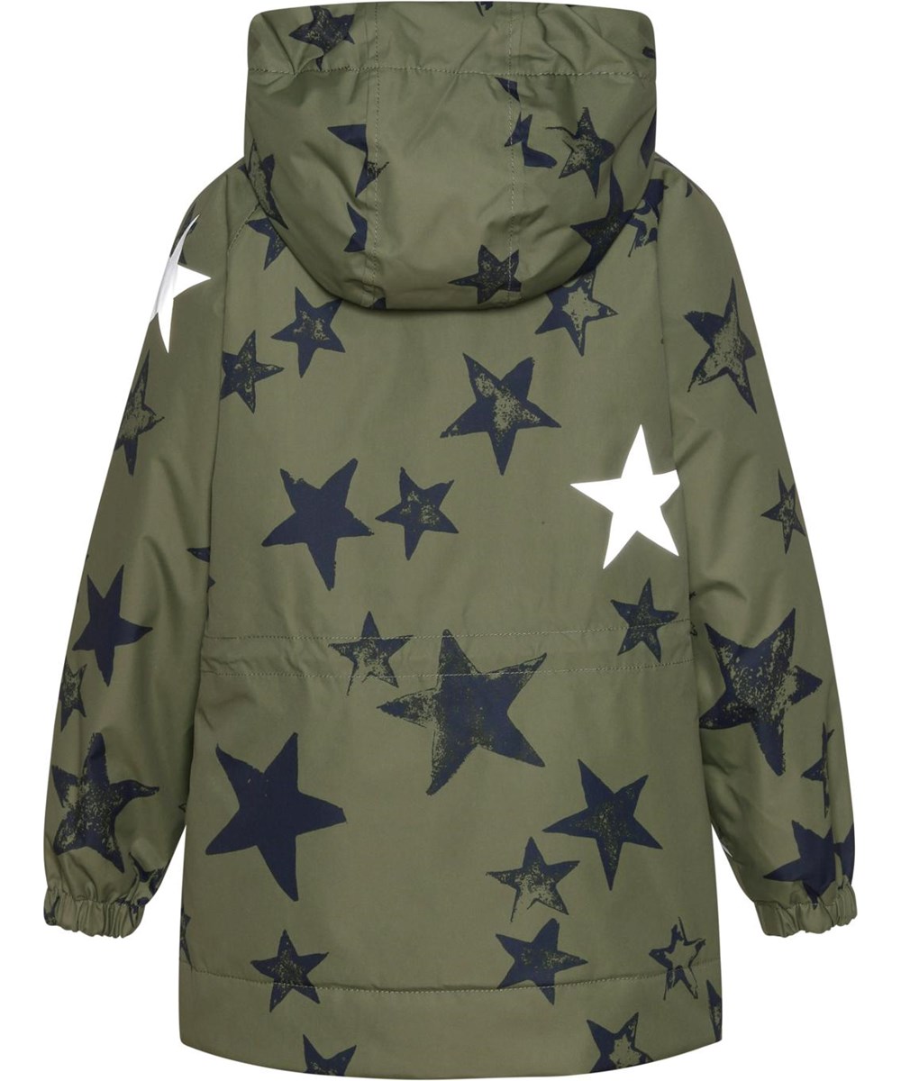 Heiko - Carbon Star - Recycled unisex jakke med stjerne print