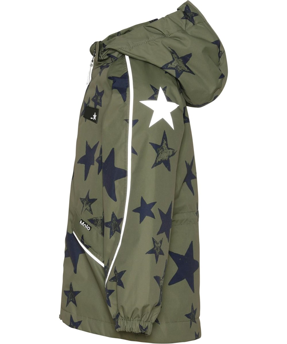 Heiko - Carbon Star - Recycled unisex jakke med stjerne print