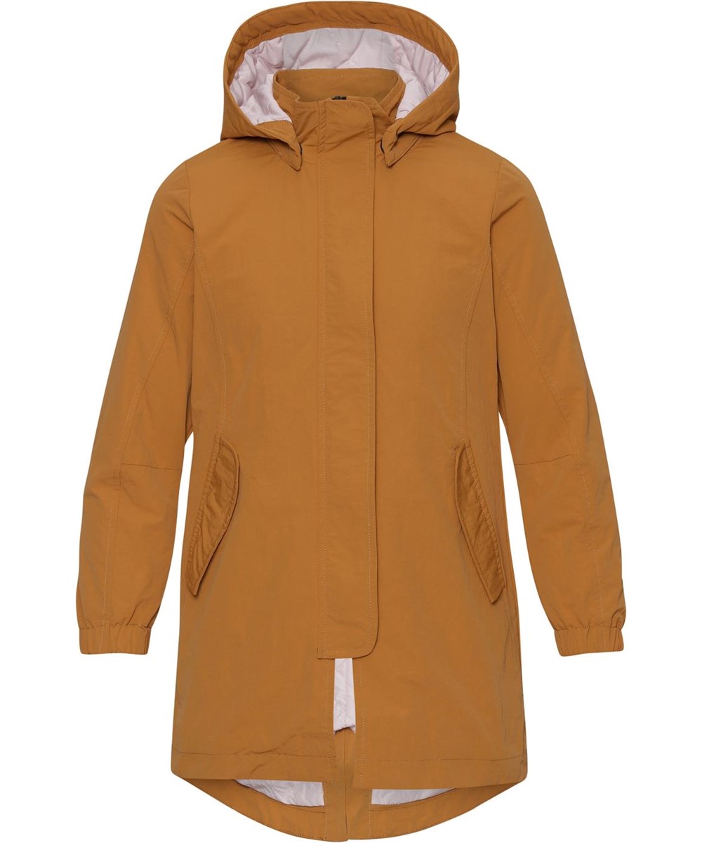 Helma - Honey - Gylden let parka jakke