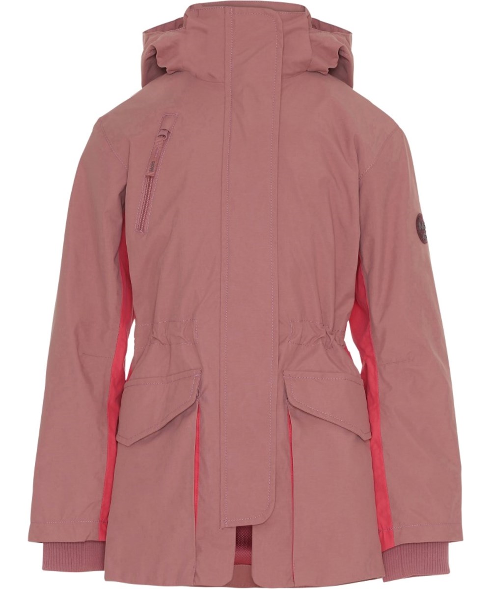 Henrietta - Withered Rose - Rosa og pink parka jakke