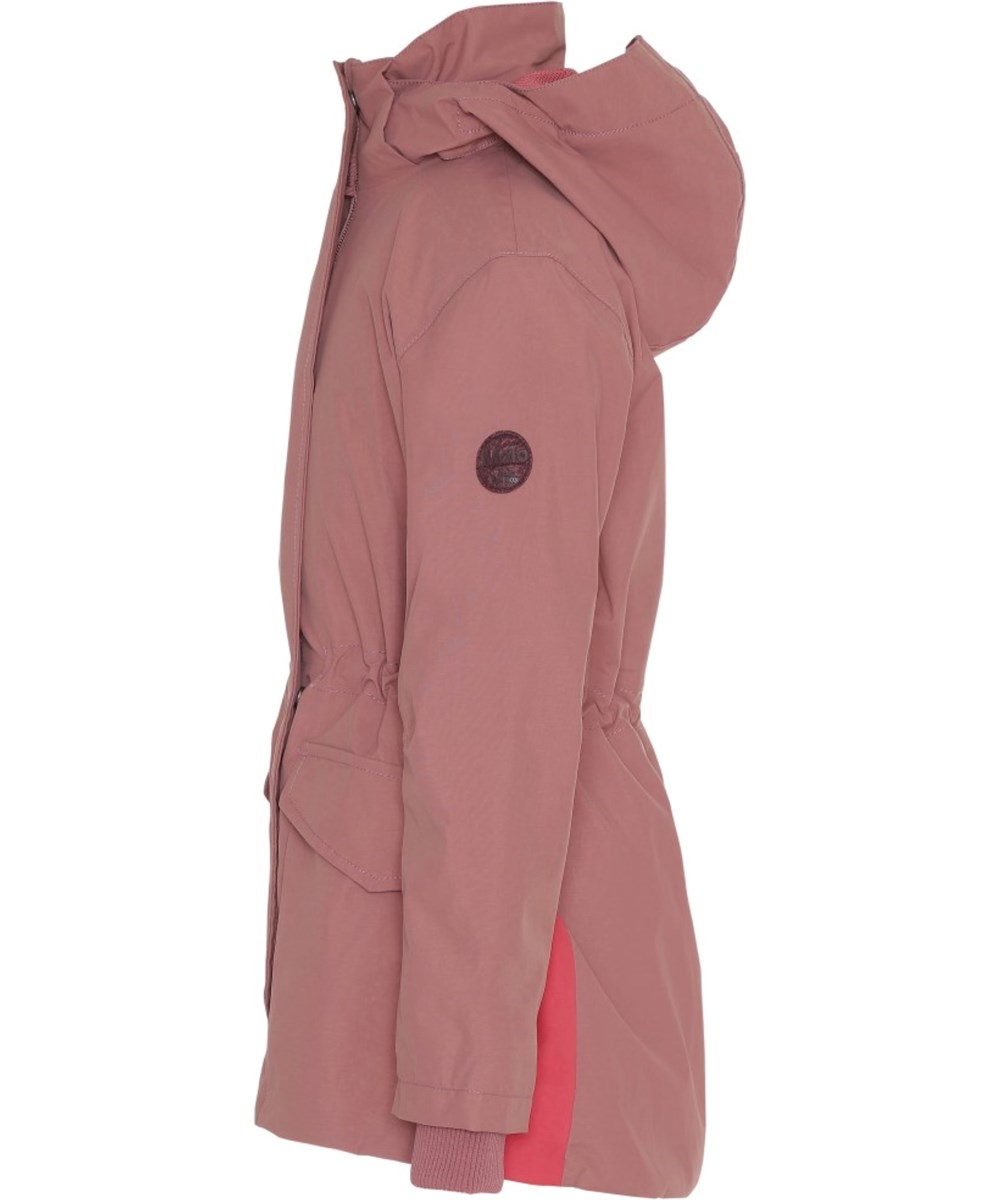 Henrietta - Withered Rose - Rosa og pink parka jakke