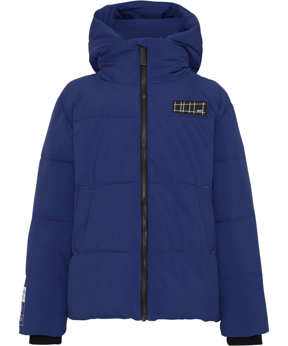 Hilo - Ink Blue - Recycled blå dyne vinterjakke