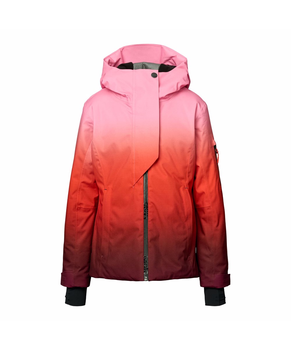 Pearson - Fiery Red - Vind- og vandtæt lyserød og rød vinterjakke til børn i genanvendt polyester med genanvendt polyester fyld og 3M™ Thinsulate™.