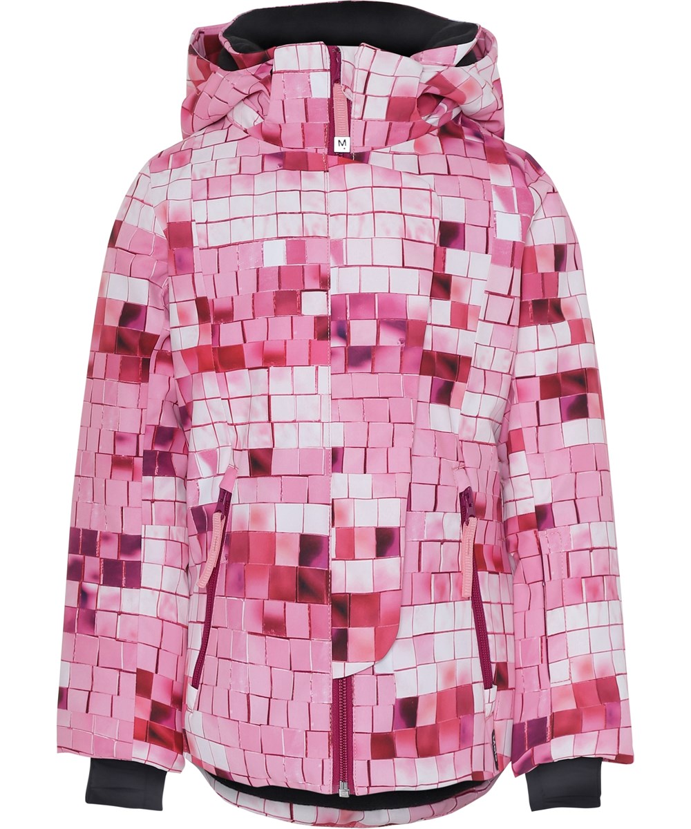 Pearson - Pink Disco - Skijakke med pink print.