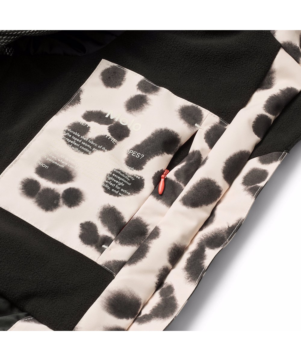 Pearson - Snow Leo - Vind- og  vandtæt vinterjakke i leopardprint til børn i genanvendt polyester med genanvendt polyester fyld og 3M™ Thinsulate™.