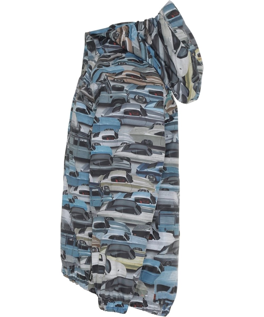 Waiton - Car Jam - Regnjakke med bil print