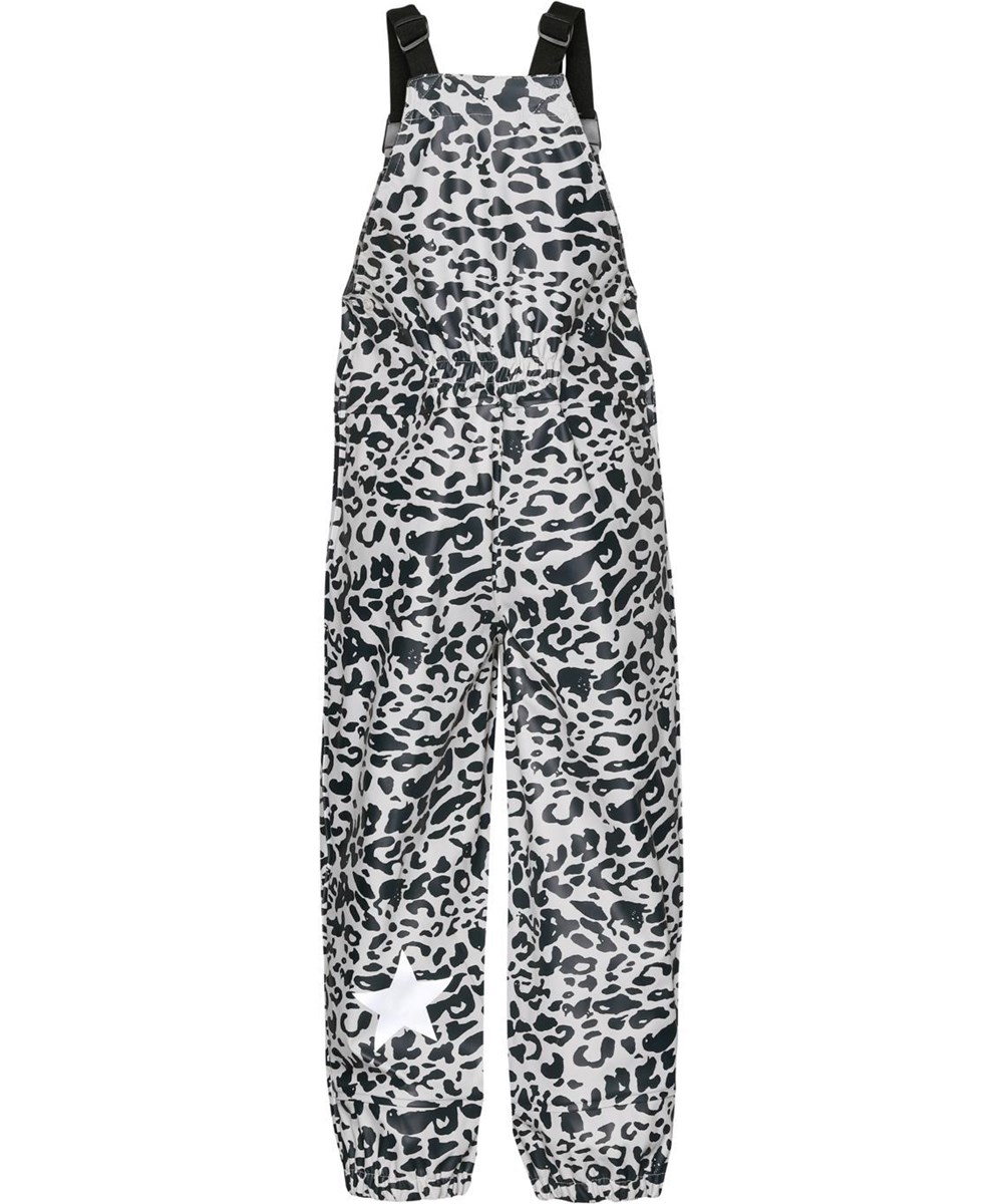 Zareb - Leo Blue - Recycled leopard regnbukser overalls