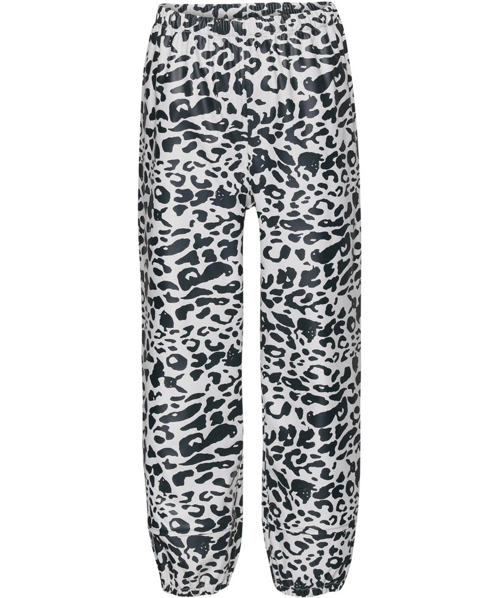 Zet - Leo Blue - Recycled regntøjssæt med leopard print