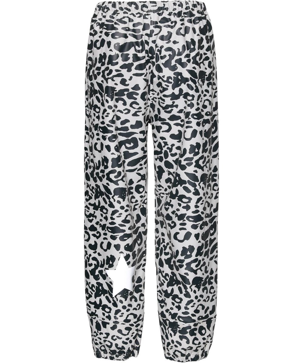 Zet - Leo Blue - Recycled regntøjssæt med leopard print
