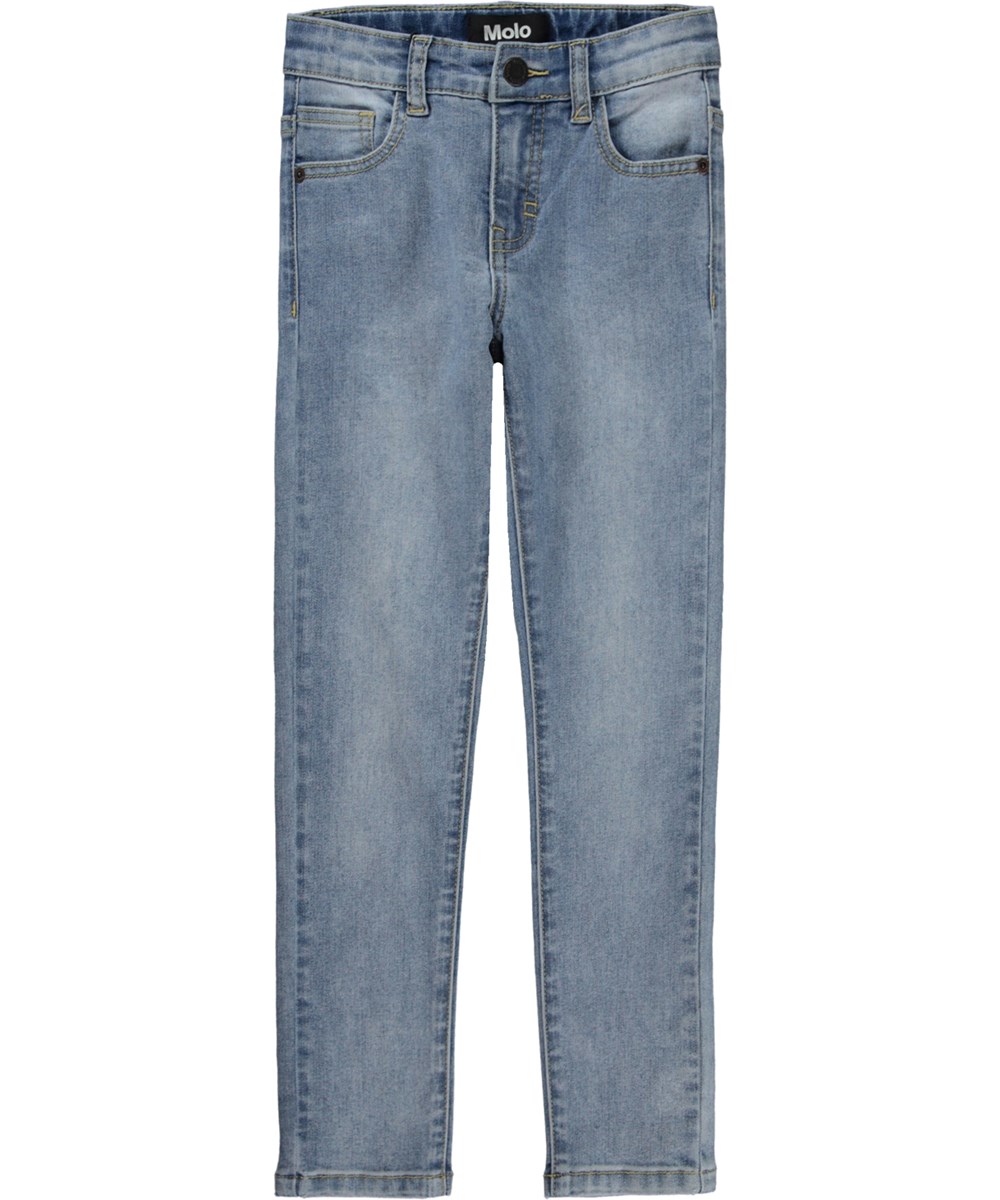 Adele - Stone Bleached - Lyseblå REPREVE skinny jeans