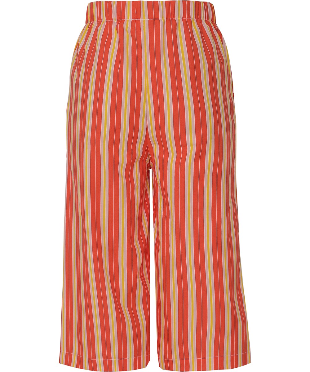 Alanis - Coral Sunrise Stripe - Bukser 