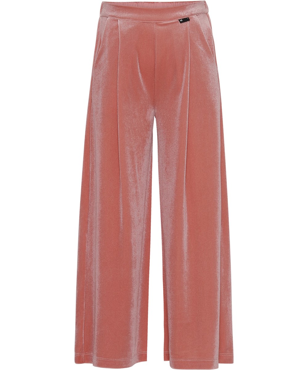 Alfa - Rosewater - Rosa velour bukser