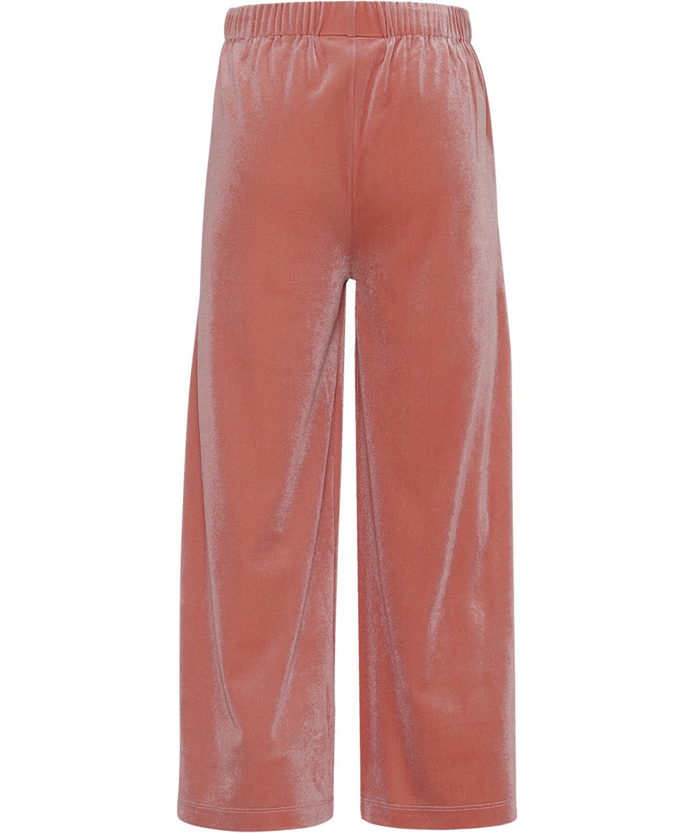 Alfa - Rosewater - Rosa velour bukser