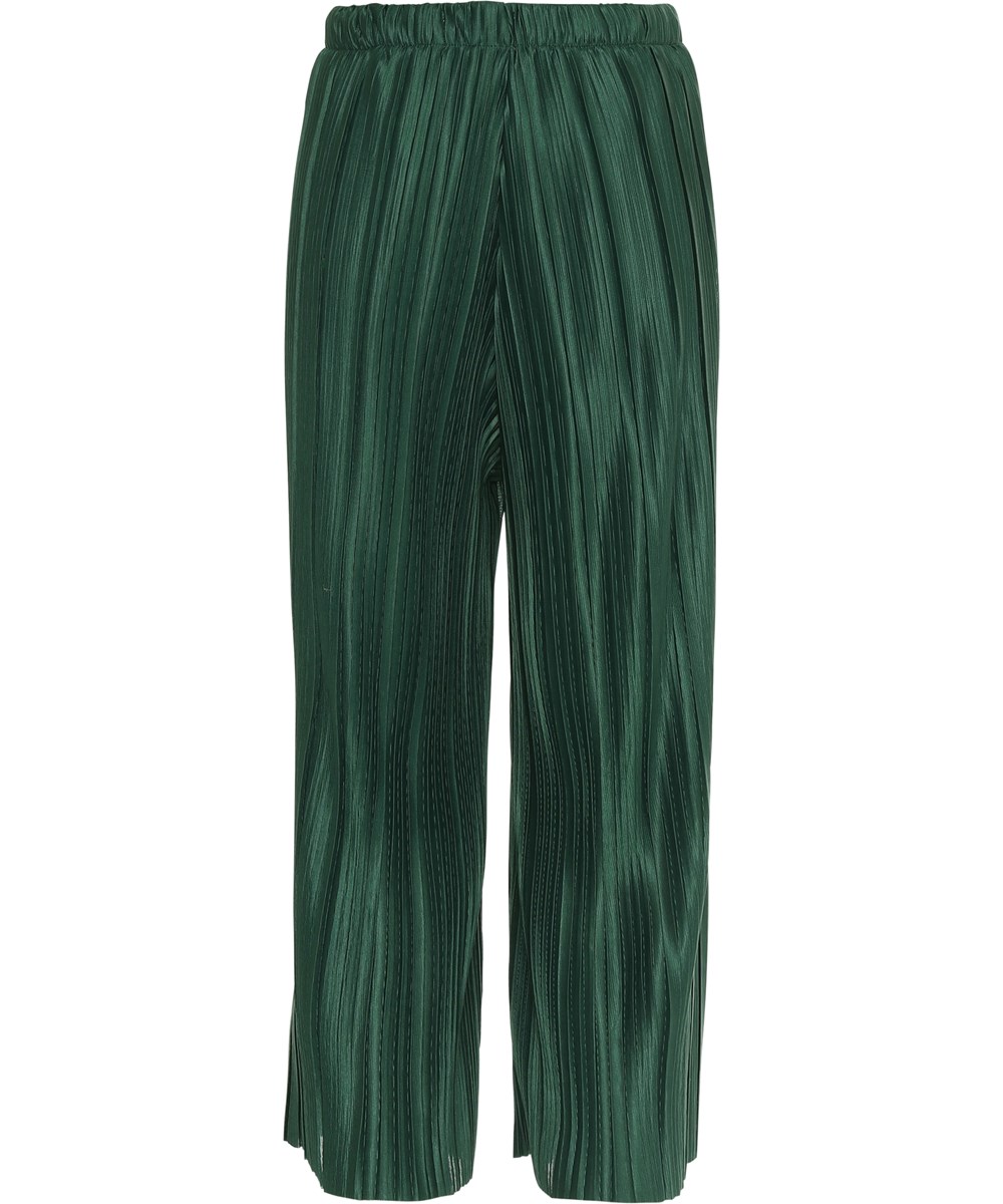 Aliecia - Jungle - Pliserede grønne culotte bukser