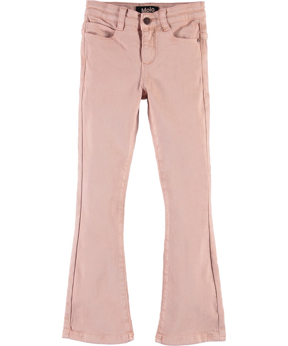 Aliza - Powder - Lyserøde jeans med svaj