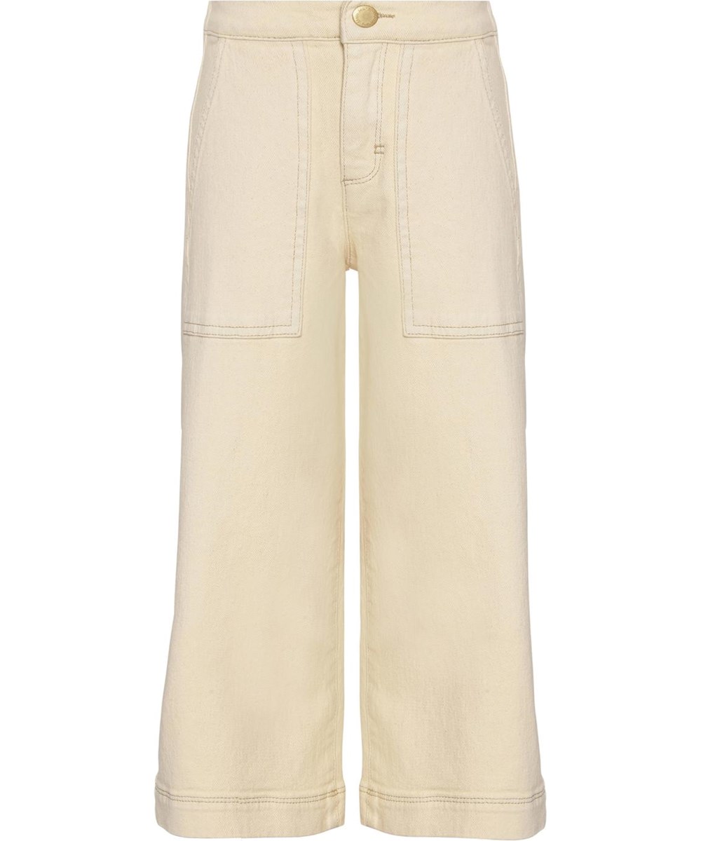 Alyna - Banana Crepe - Lyse gule culotte jeans
