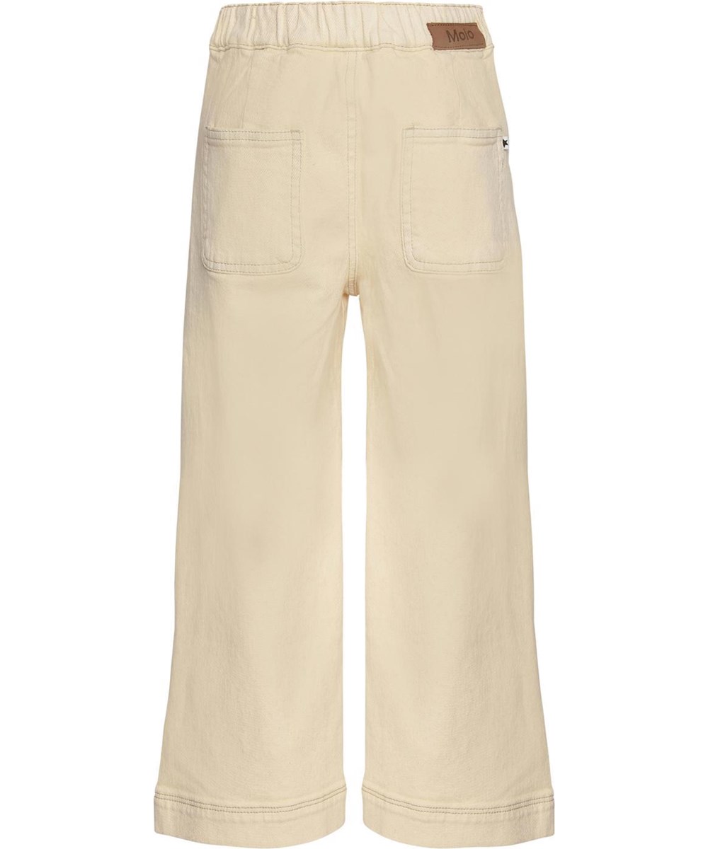 Alyna - Banana Crepe - Lyse gule culotte jeans