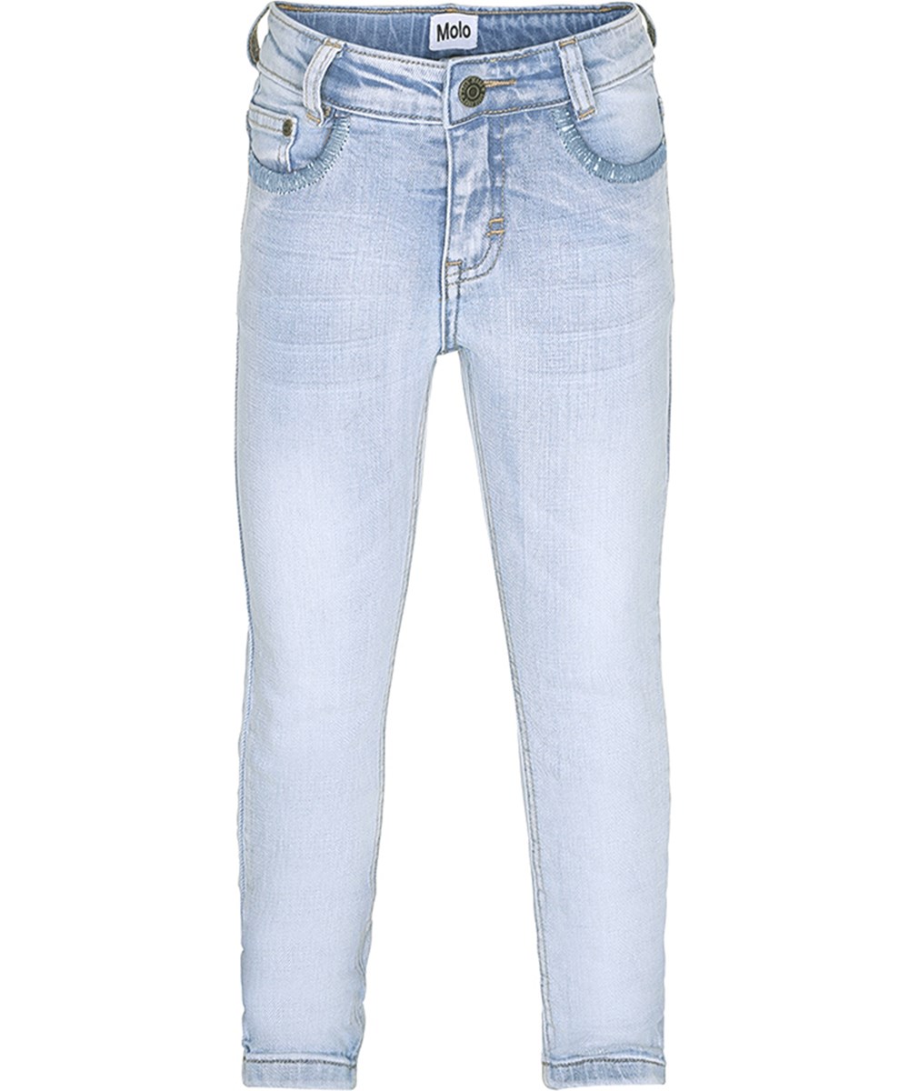 Anastasia - Heavy Blast - Blå denim jeans i forvasket look