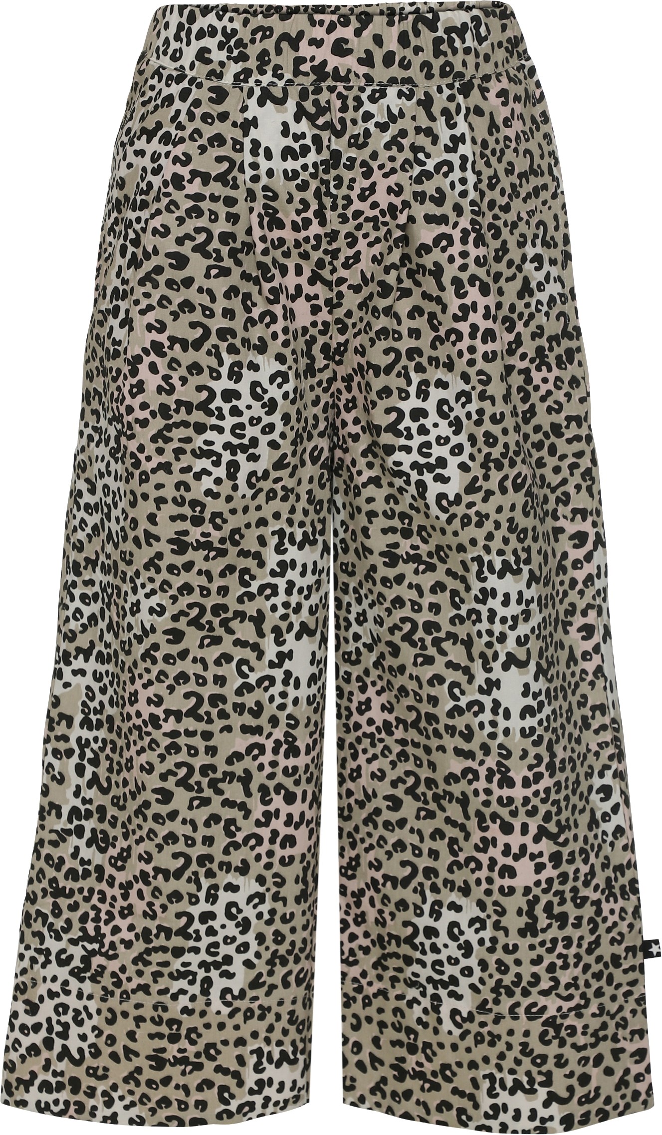 Annemarie Mini Leo Brede bukser i leopard print Molo