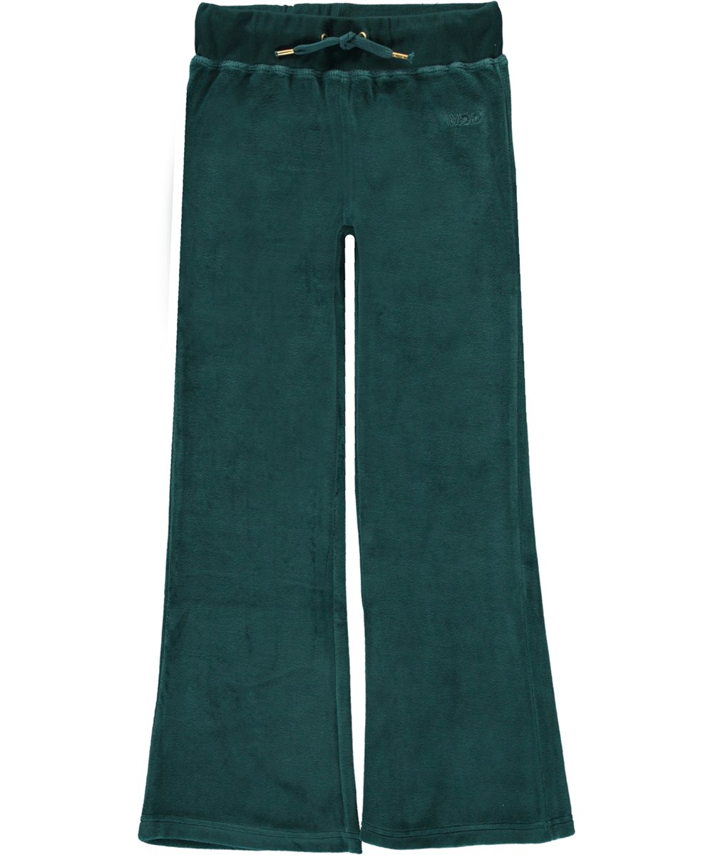 Annie - Wilderness - Grønne velour sweatpants