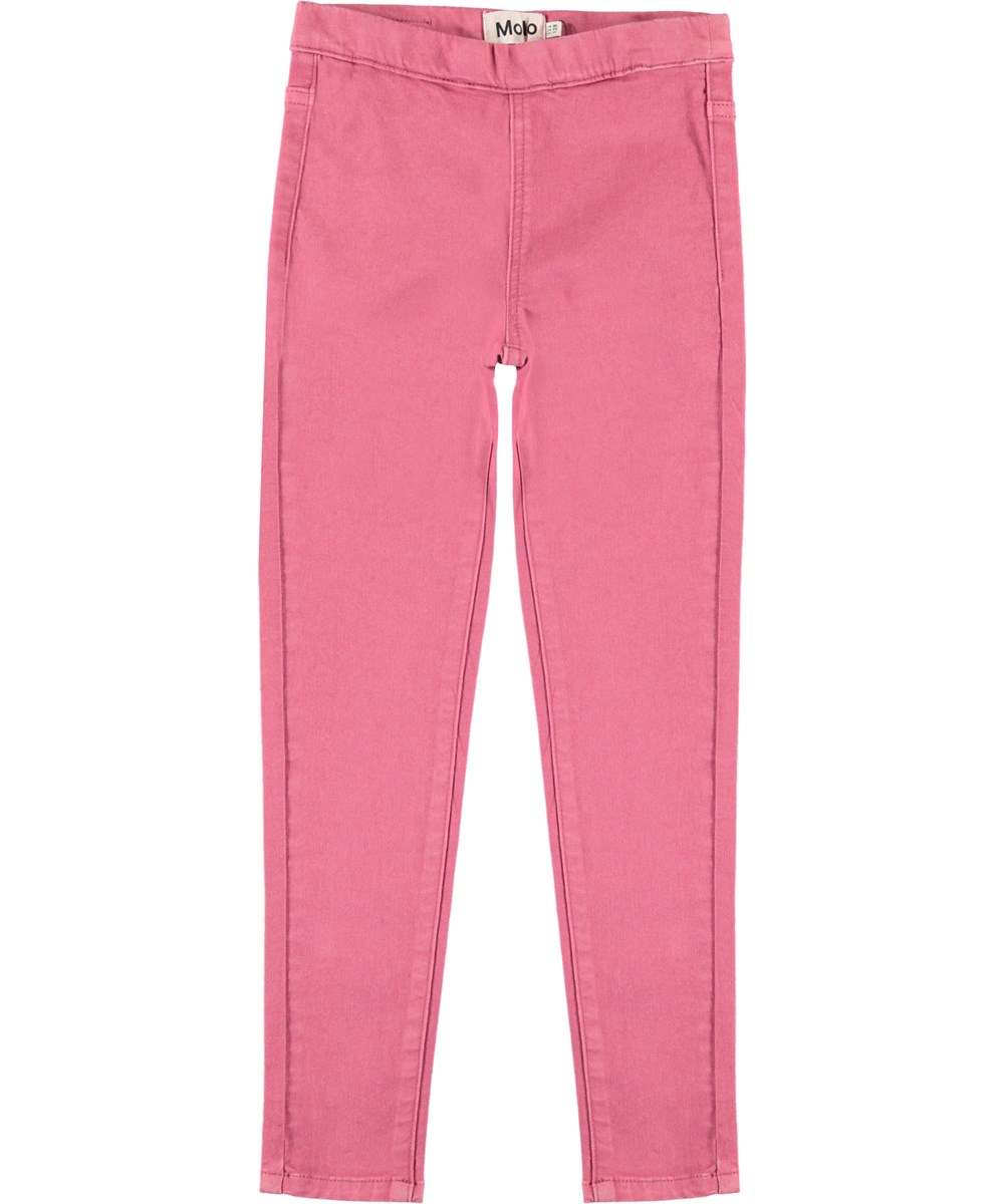 April - Raspberry Jam - Hindbær farvede jeggings 