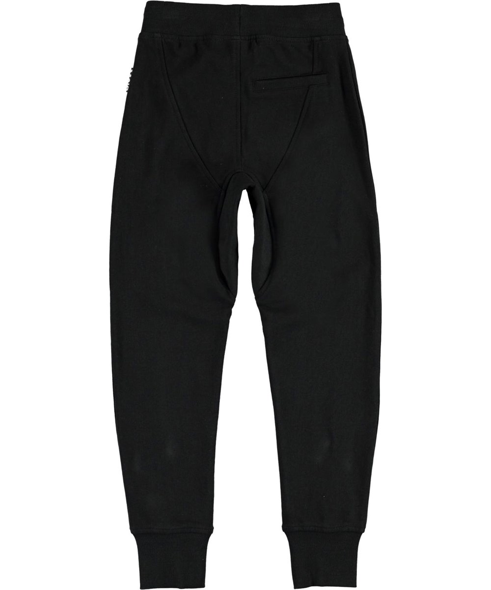 Ashley - Black - Økologiske sorte sweatpants bukser