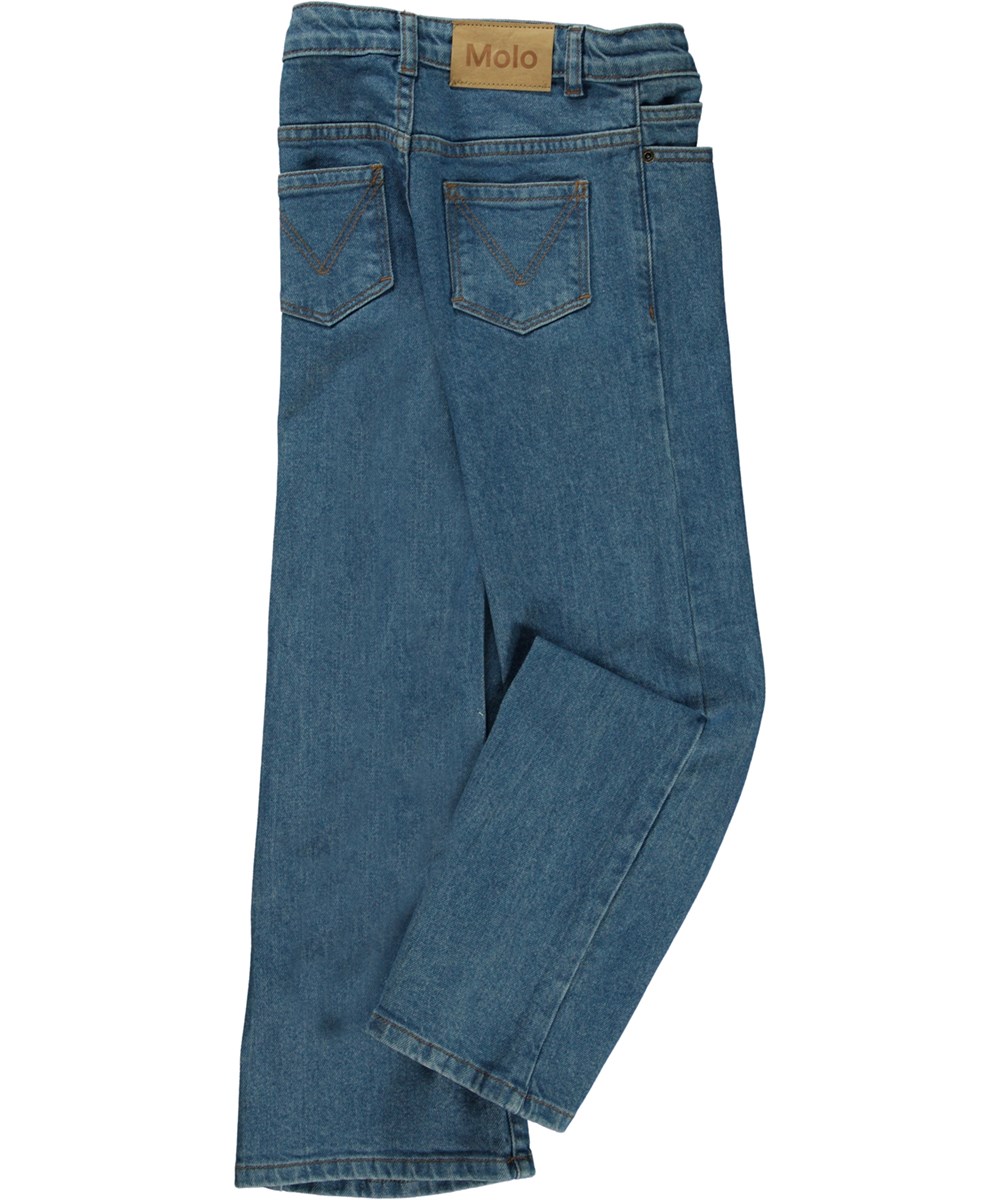 Asta - Clear Blue - Blå jeans med svaj