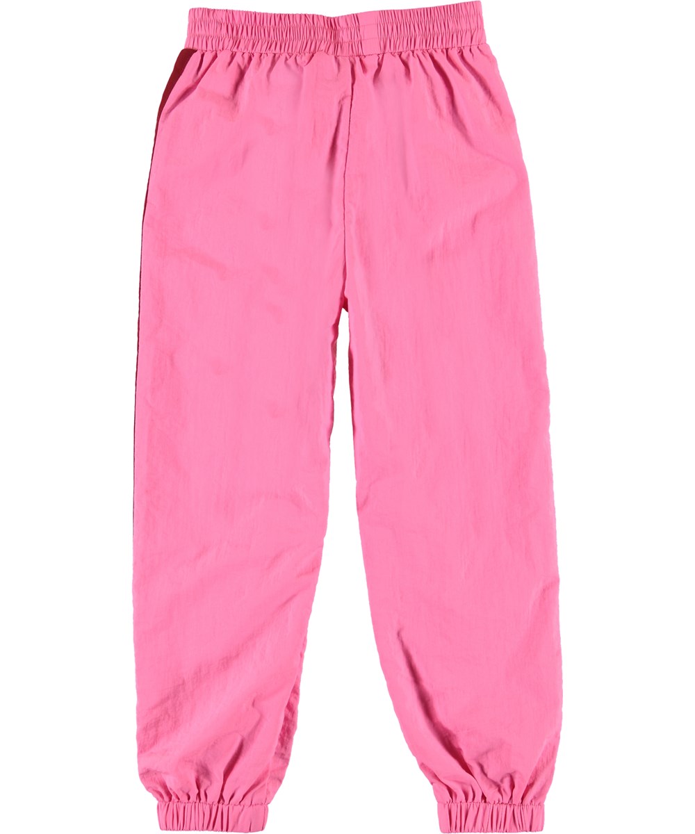 Avery - Pink Lemonade - Pink trackpants med rød stribe