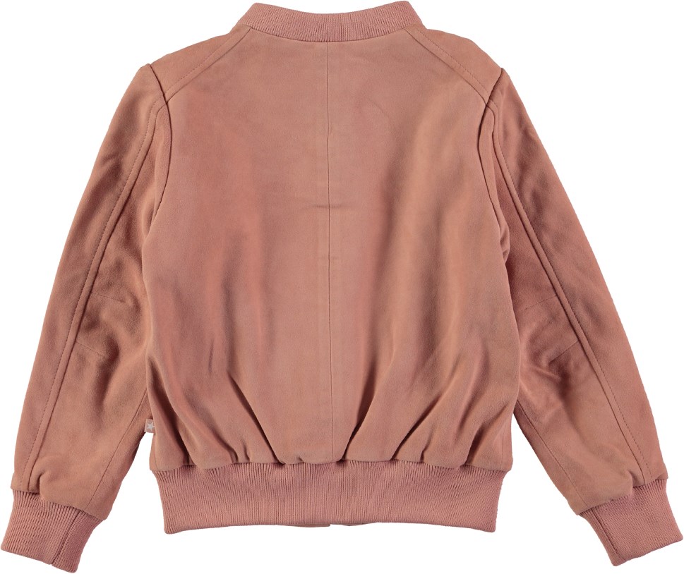 Haliva - Velvet  Rose - Bomber jakke i ruskind