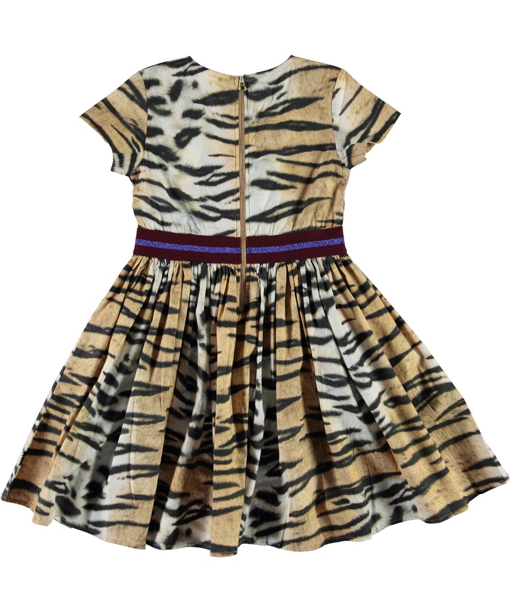 Candy - Wild Tiger Woven - Økologisk kjole med tiger print