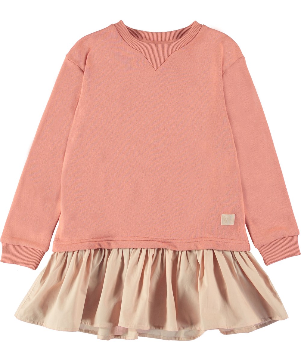 Caprice - Rosewater - Lyserød sweatshirt kjole.