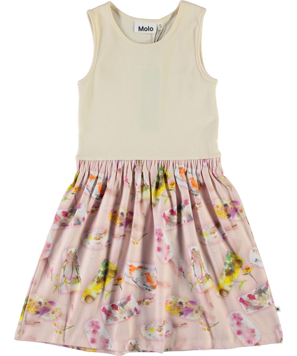 Colleen - Ice Lollies - Økologisk tanktop kjole med is