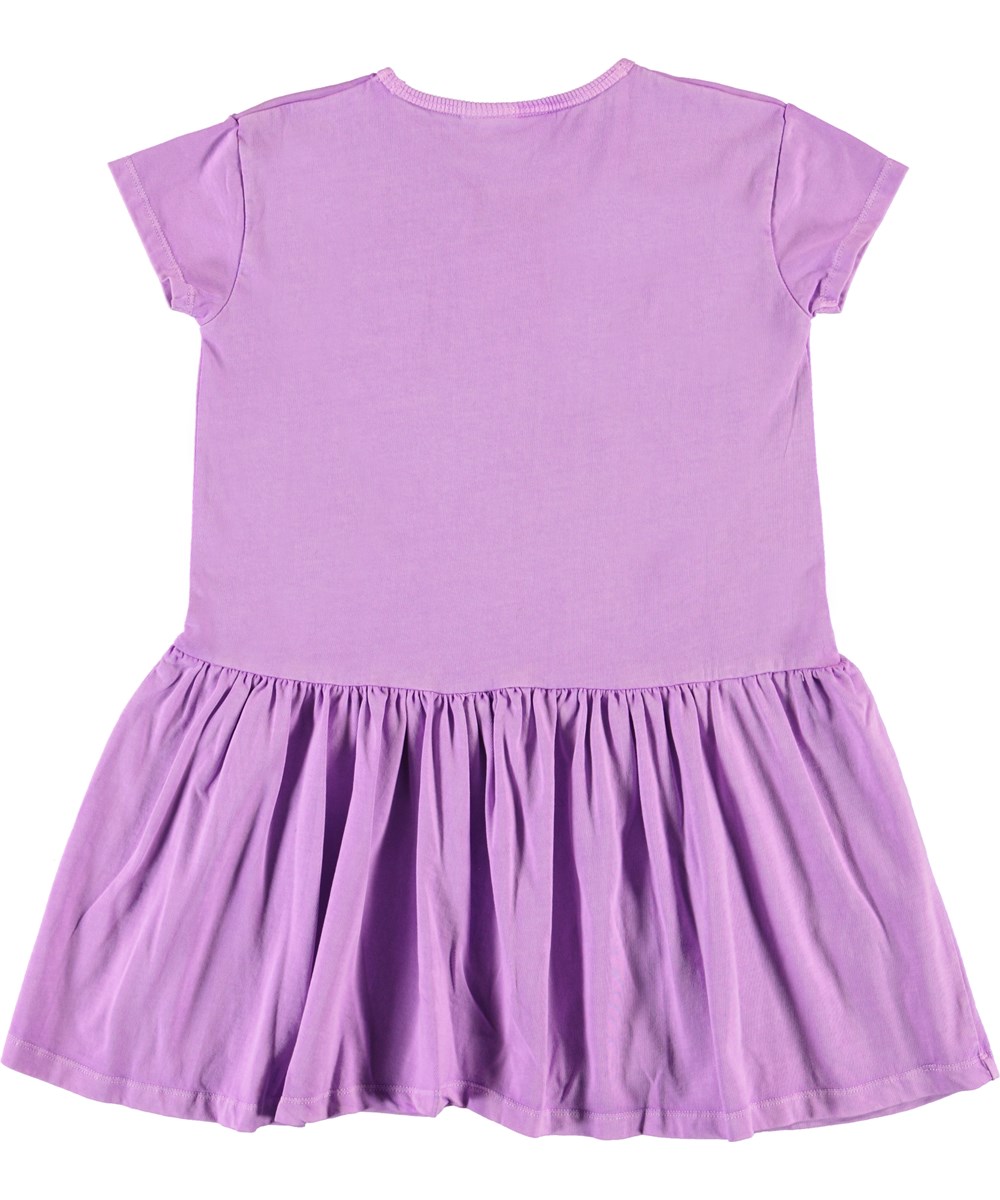 Cressida - Manga Purple - Økologisk lilla kjole med hjerte
