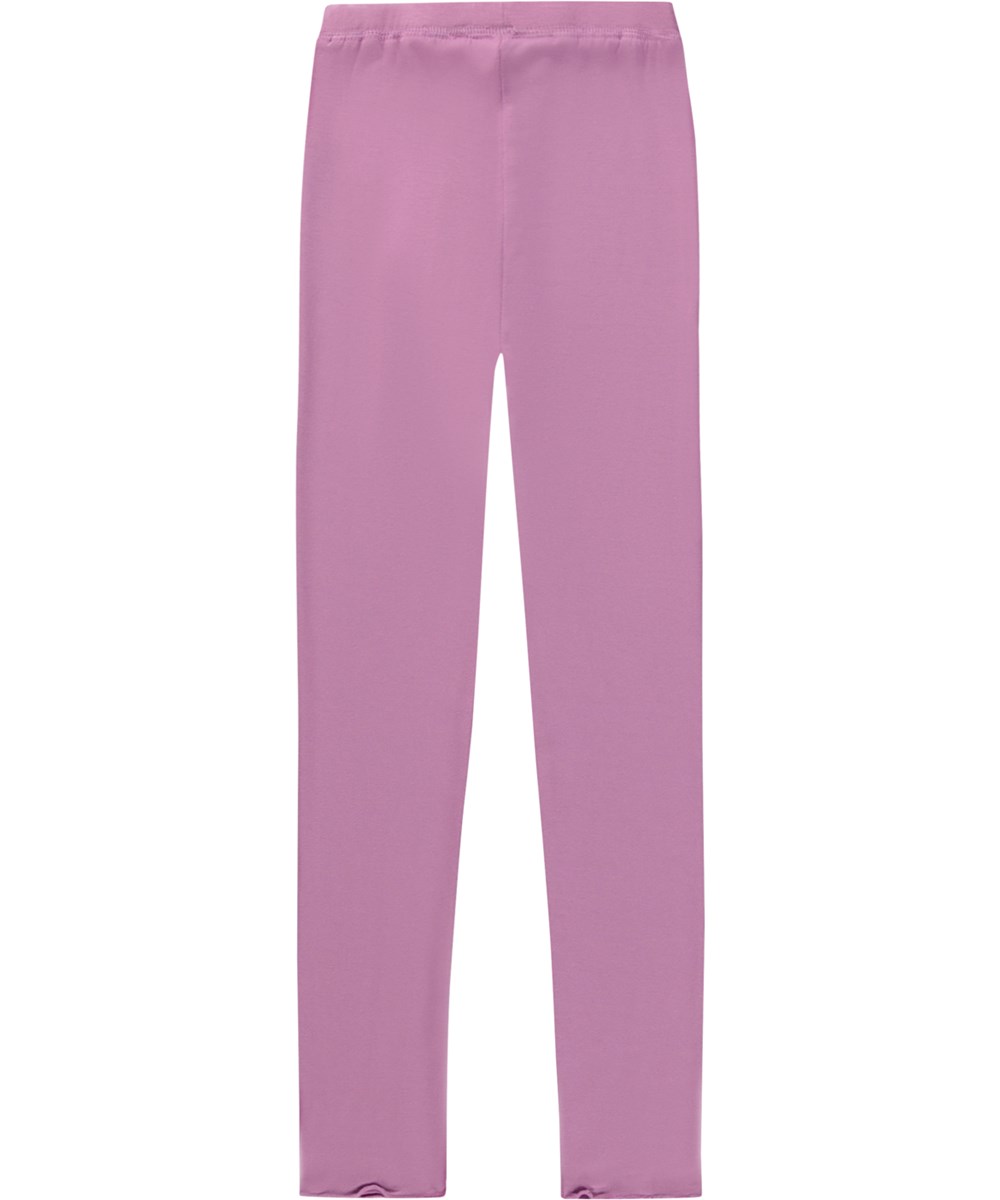 Nadine - Purple Ray - Lilla leggings i viskose jersey