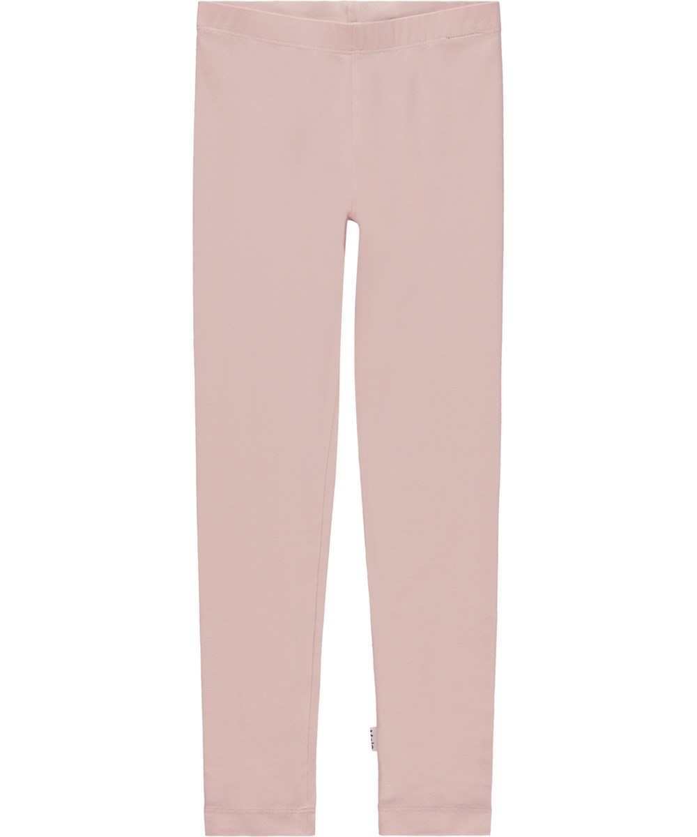 Nica - Powder - Lyserøde leggings i økologisk jersey