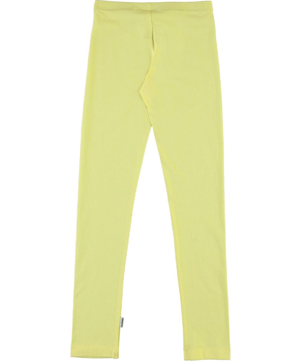 Nica - Pale Lemon - Økologiske gule leggings